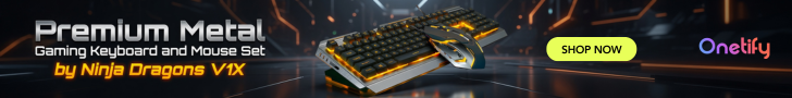 Ninja Dragons V1X Mechanical Gaming Keyboard & Mouse Combo